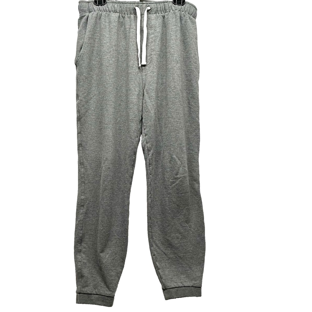 Free Fly Women's Large Grey Viscose Bamboo Blend Jogger Sweatpants (A7)